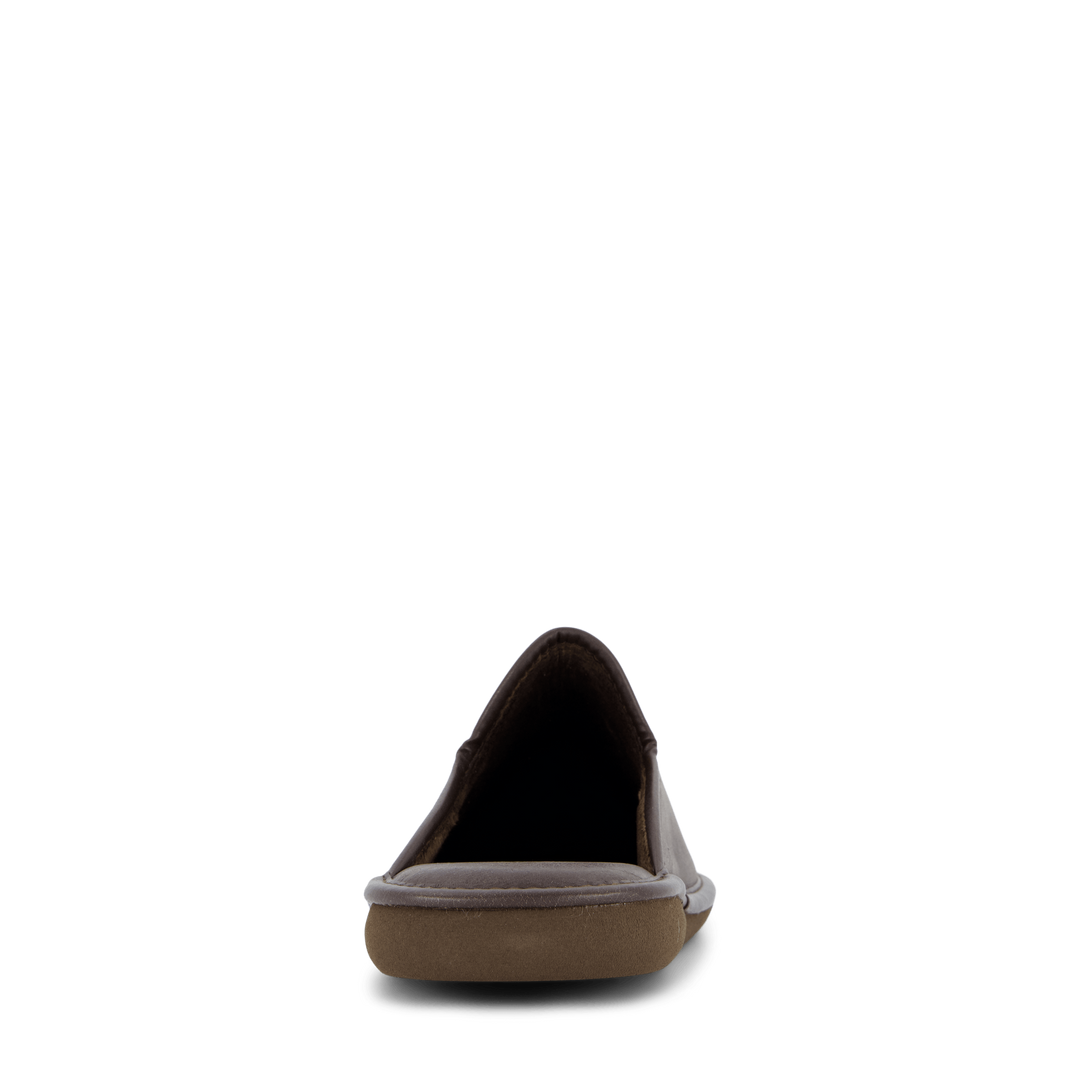 Leather Slipper Brown