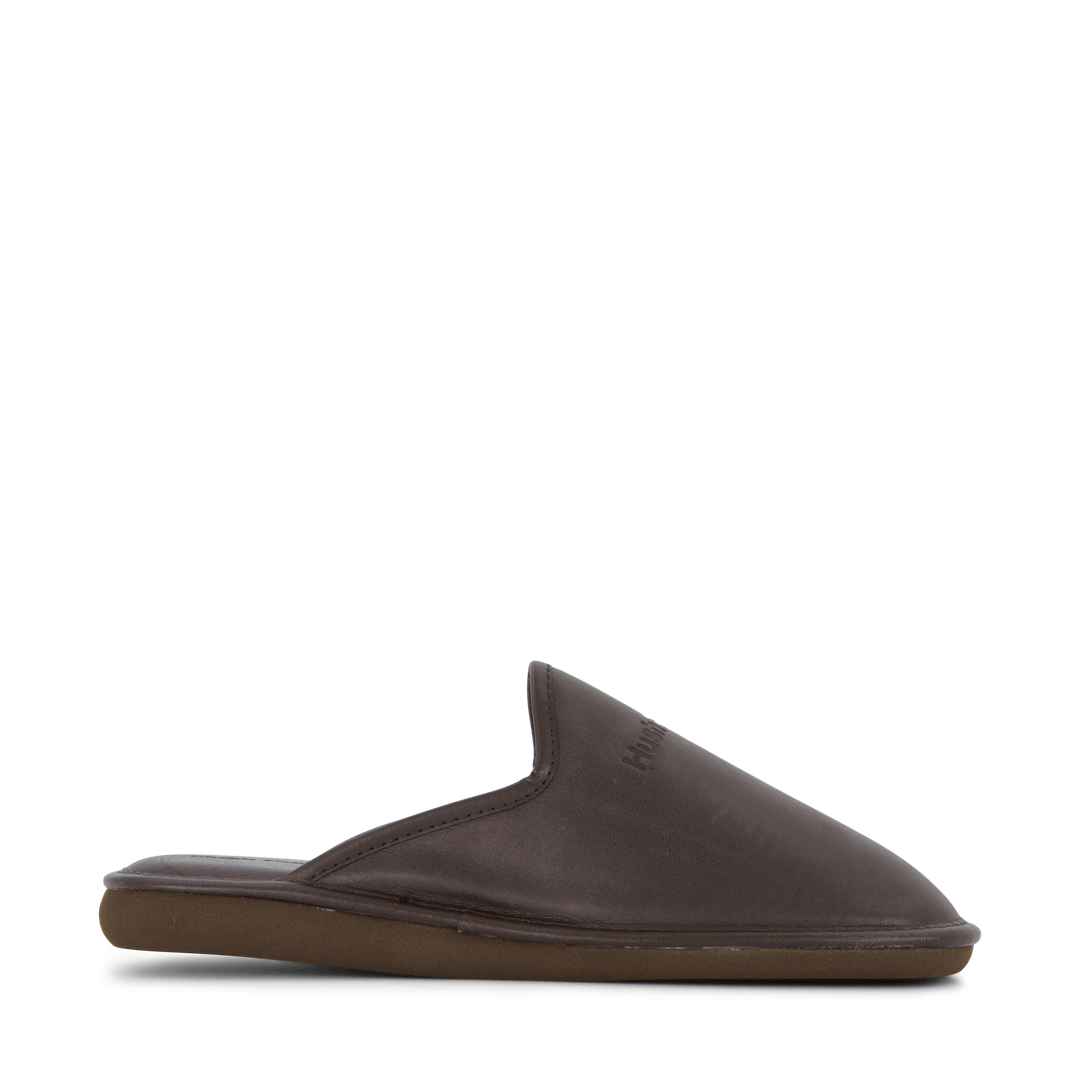 Leather Slipper Brown