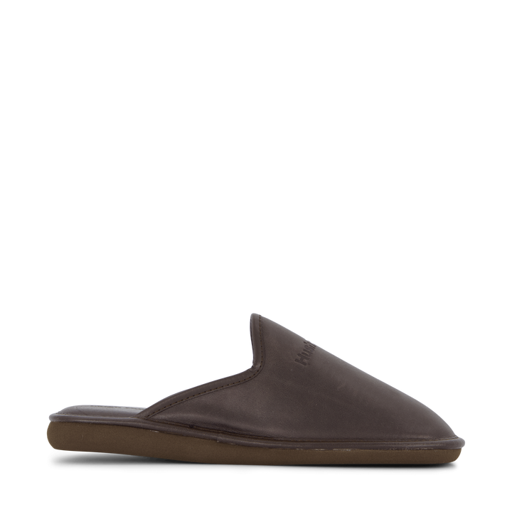 Leather Slipper Brown