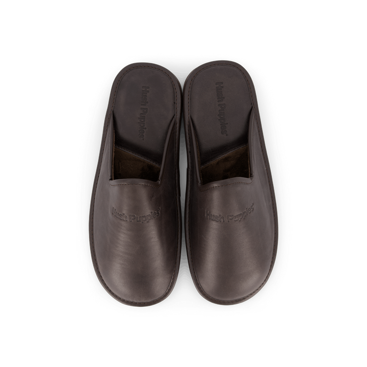 Leather Slipper Brown