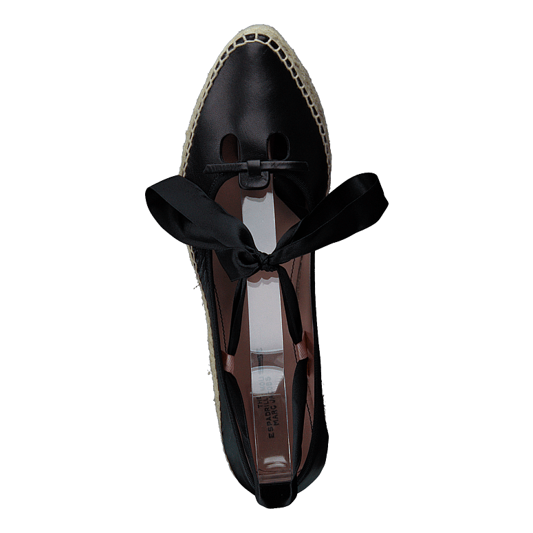 The Mouse Platform Espadrille Black