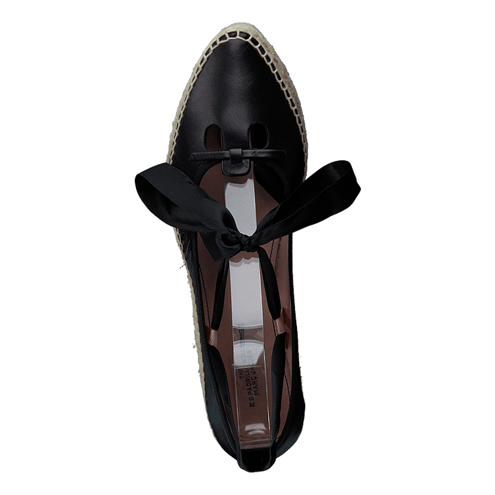 The Mouse Platform Espadrille Black