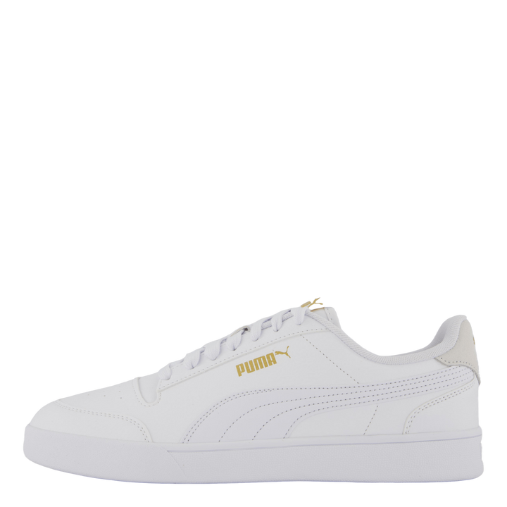 Puma Shuffle White-white-teamgold