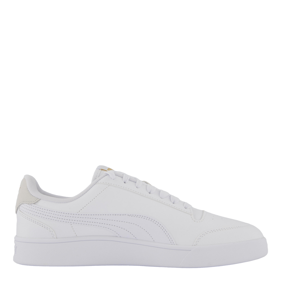 Puma Shuffle White-white-teamgold