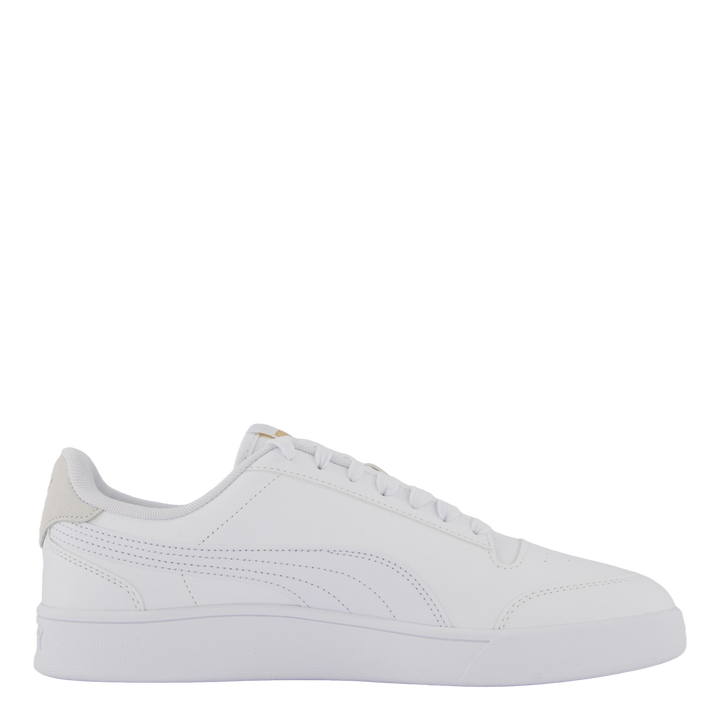 Puma Shuffle White-white-teamgold
