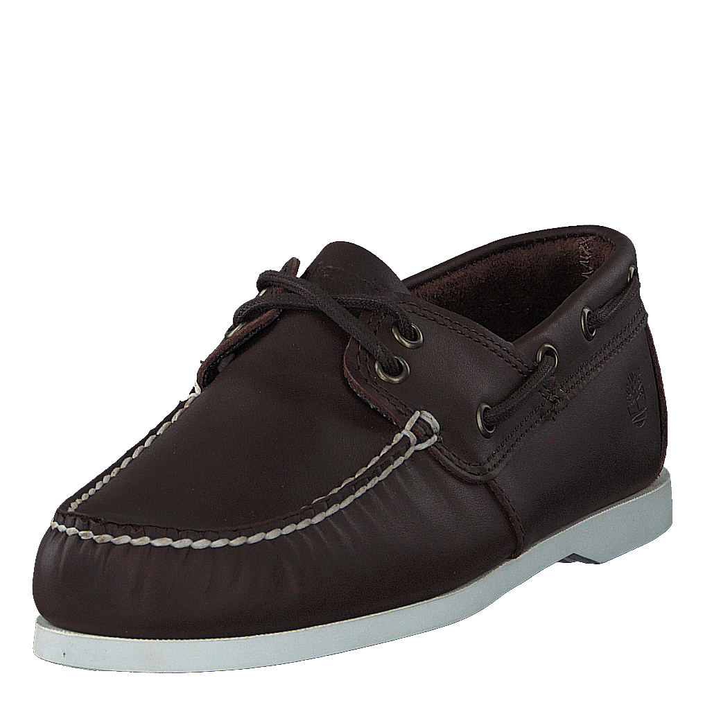 Cedar Bay Boat Shoe Dk Brown Full Grain