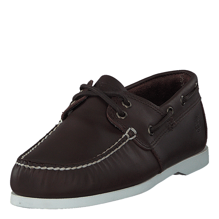 Cedar Bay Boat Shoe Dk Brown Full Grain