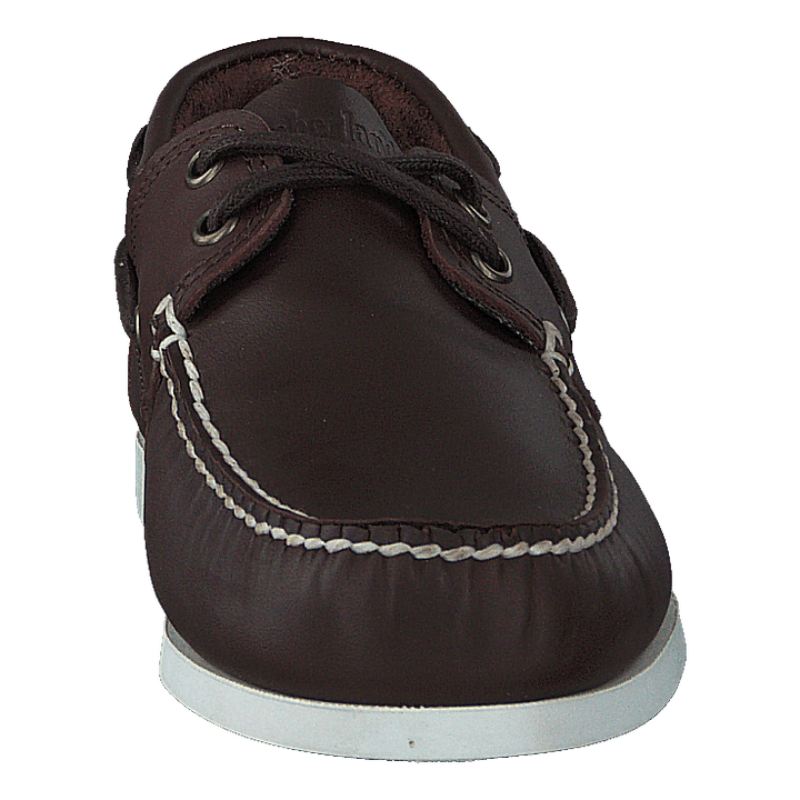Cedar Bay Boat Shoe Dk Brown Full Grain
