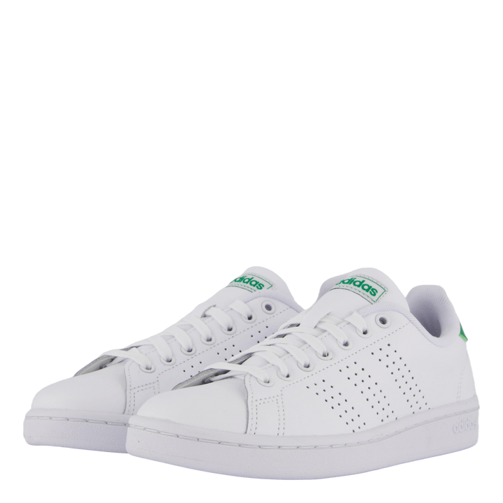 Advantage Shoes Cloud White / Cloud White / Green