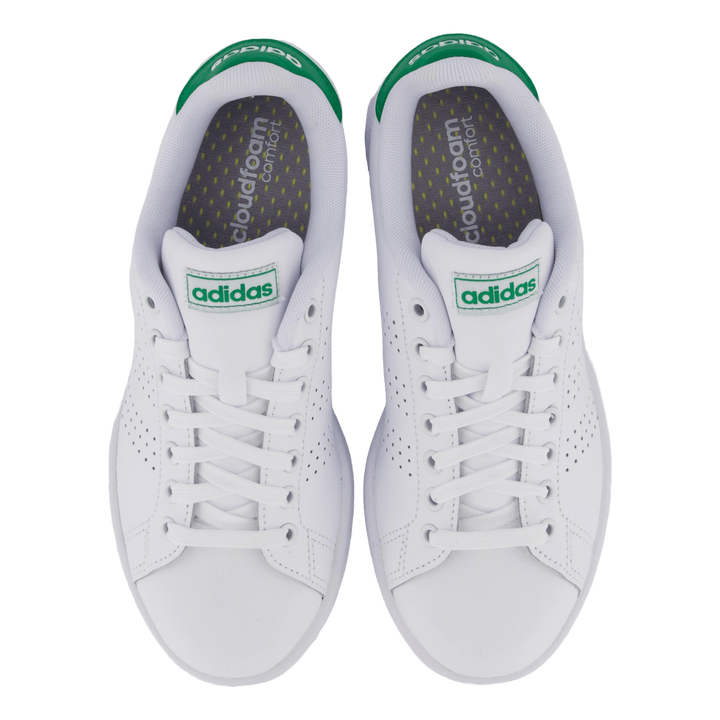 Advantage Shoes Cloud White / Cloud White / Green
