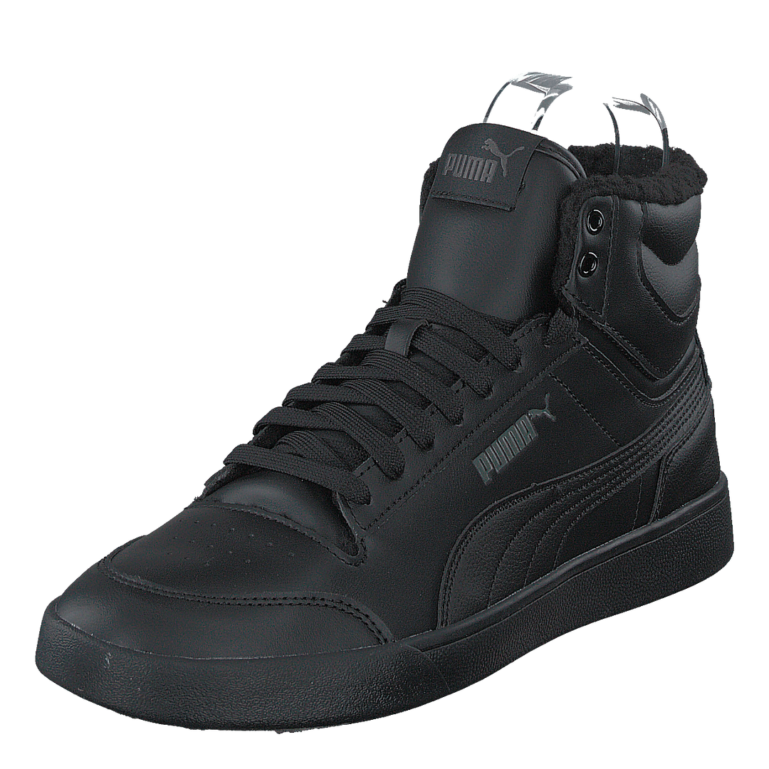 Puma Shuffle Mid Fur Puma Black-puma Black