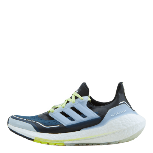 Ultraboost 21 Shoes Crew Navy Halo Blue Pulse Yellow