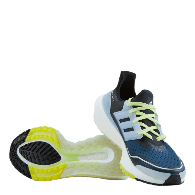 Ultraboost 21 COLD.RDY Shoes Crew Navy / Halo Blue / Pulse Yellow