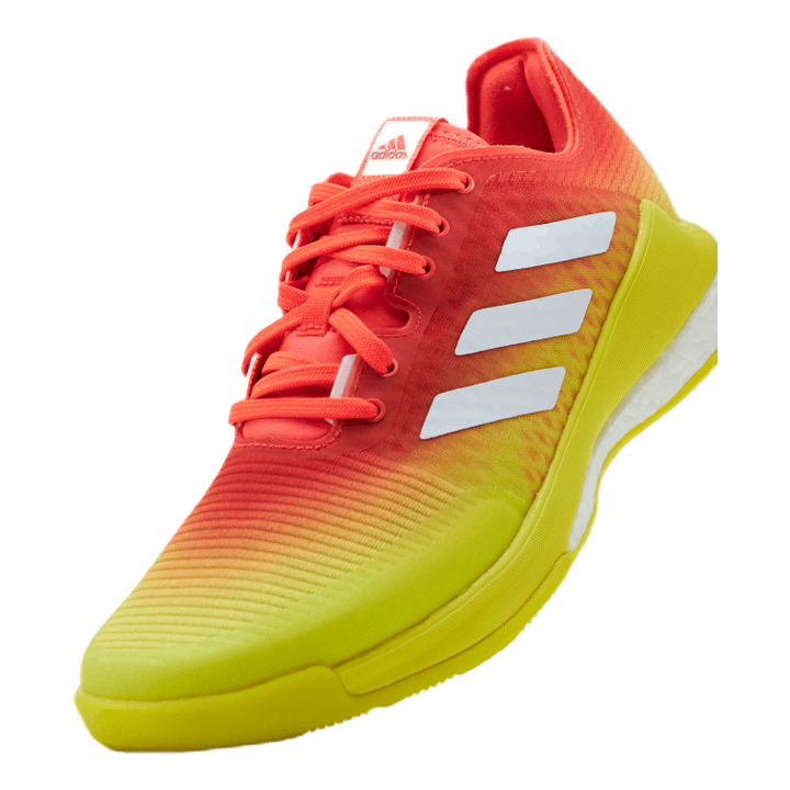 CrazyFlight Volleyball Shoes Solar Red / Cloud White / Acid Yellow