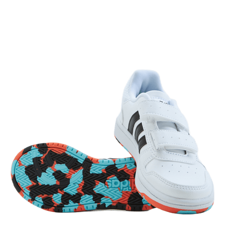 Hoops 2.0 Shoes Cloud White / Core Black / True Orange
