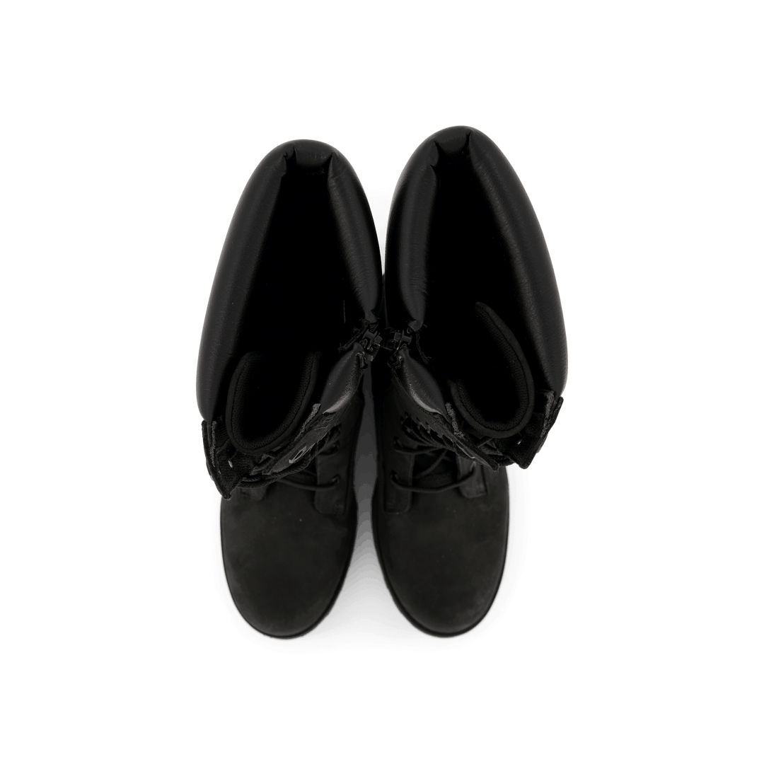 Girls Classic Tall Lace Up Wit Black