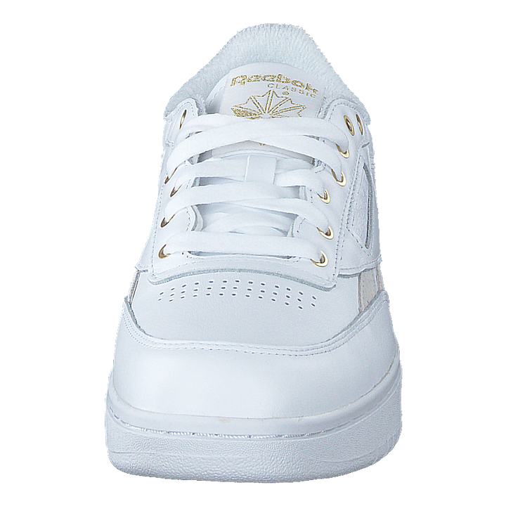 Club C Double Ftwwht/ftwwht/goldmt