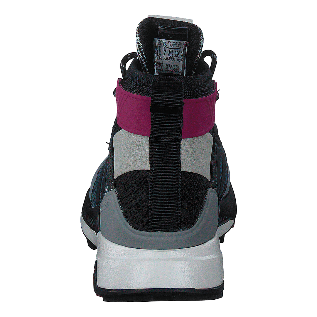 Terrex Trailmaker Mid GORE-TEX Shoes Metal Grey / Core Black / Power Berry