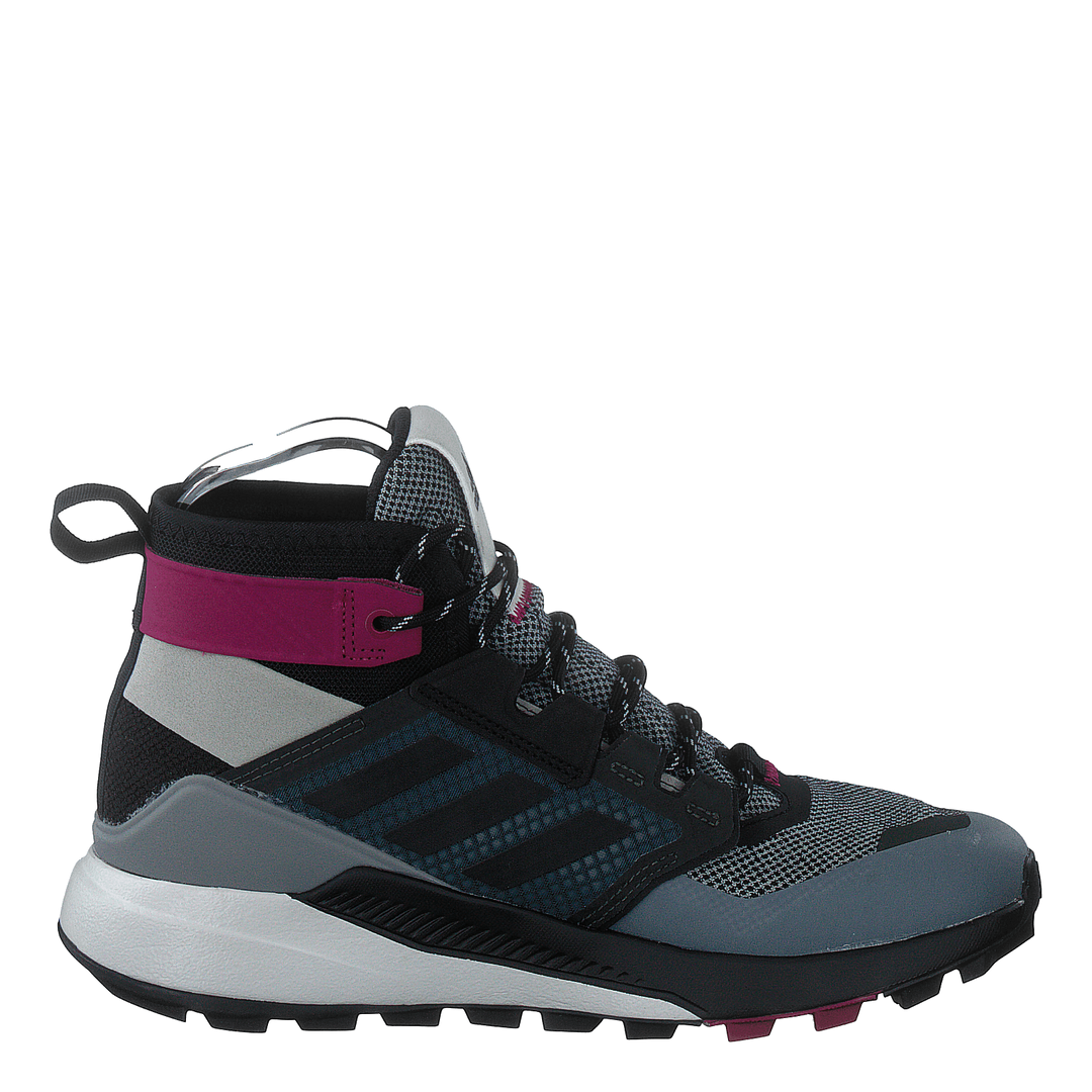 Terrex Trailmaker Mid GORE-TEX Shoes Metal Grey / Core Black / Power Berry