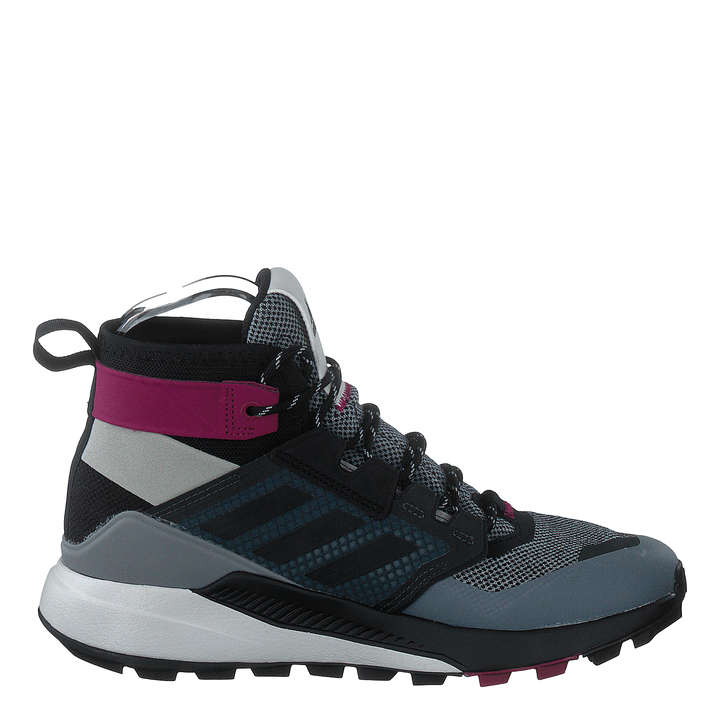 Terrex Trailmaker Mid GORE-TEX Shoes Metal Grey / Core Black / Power Berry