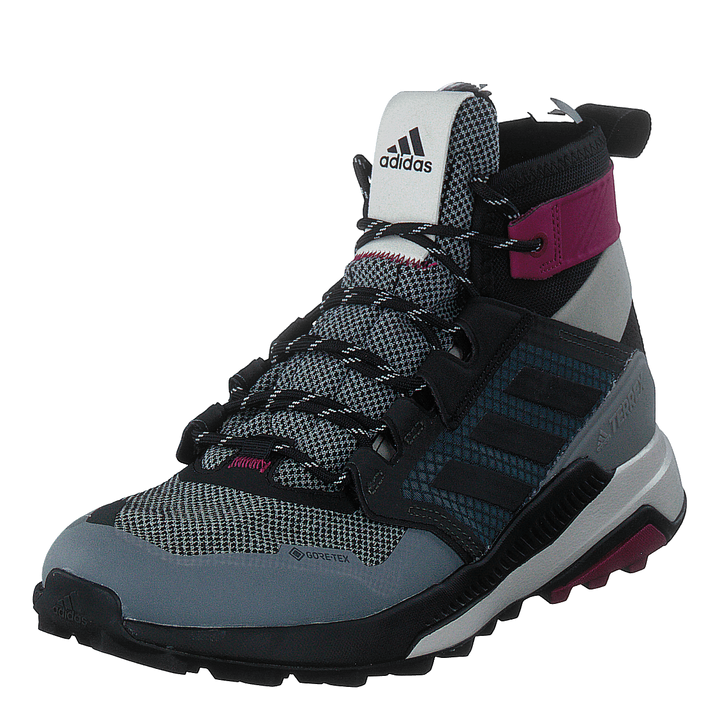 Terrex Trailmaker Mid GORE-TEX Shoes Metal Grey / Core Black / Power Berry