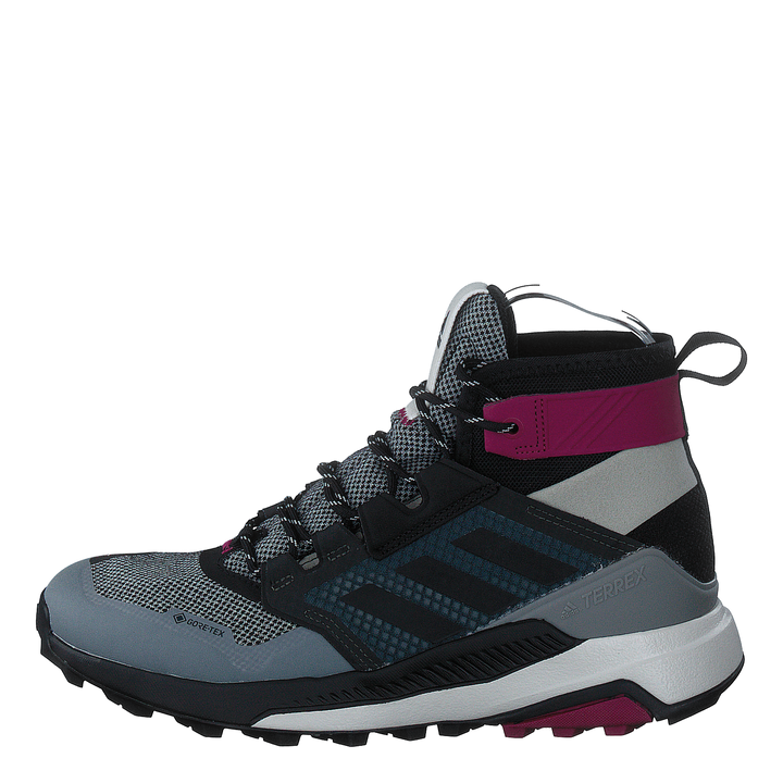 Terrex Trailmaker Mid GORE-TEX Shoes Metal Grey / Core Black / Power Berry