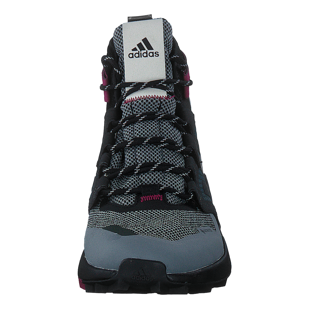 Terrex Trailmaker Mid GORE-TEX Shoes Metal Grey / Core Black / Power Berry