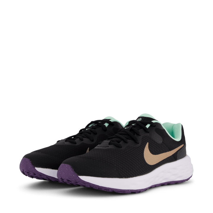 Revolution 6 GS Big kids Black/mtlc Red Bronze-mint Foa