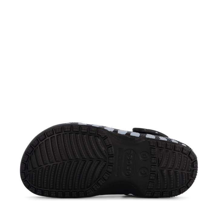 Classic Heart Print Clog Black / White