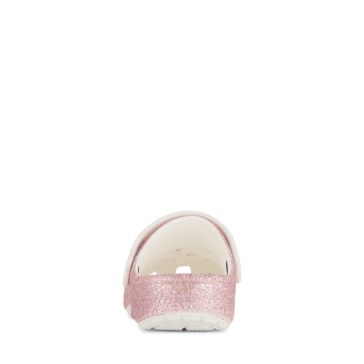 Classic Glitter Clog K White/Rainbow