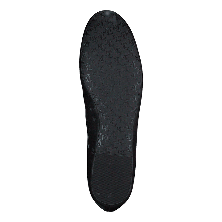 Jayna Leather Flat Black