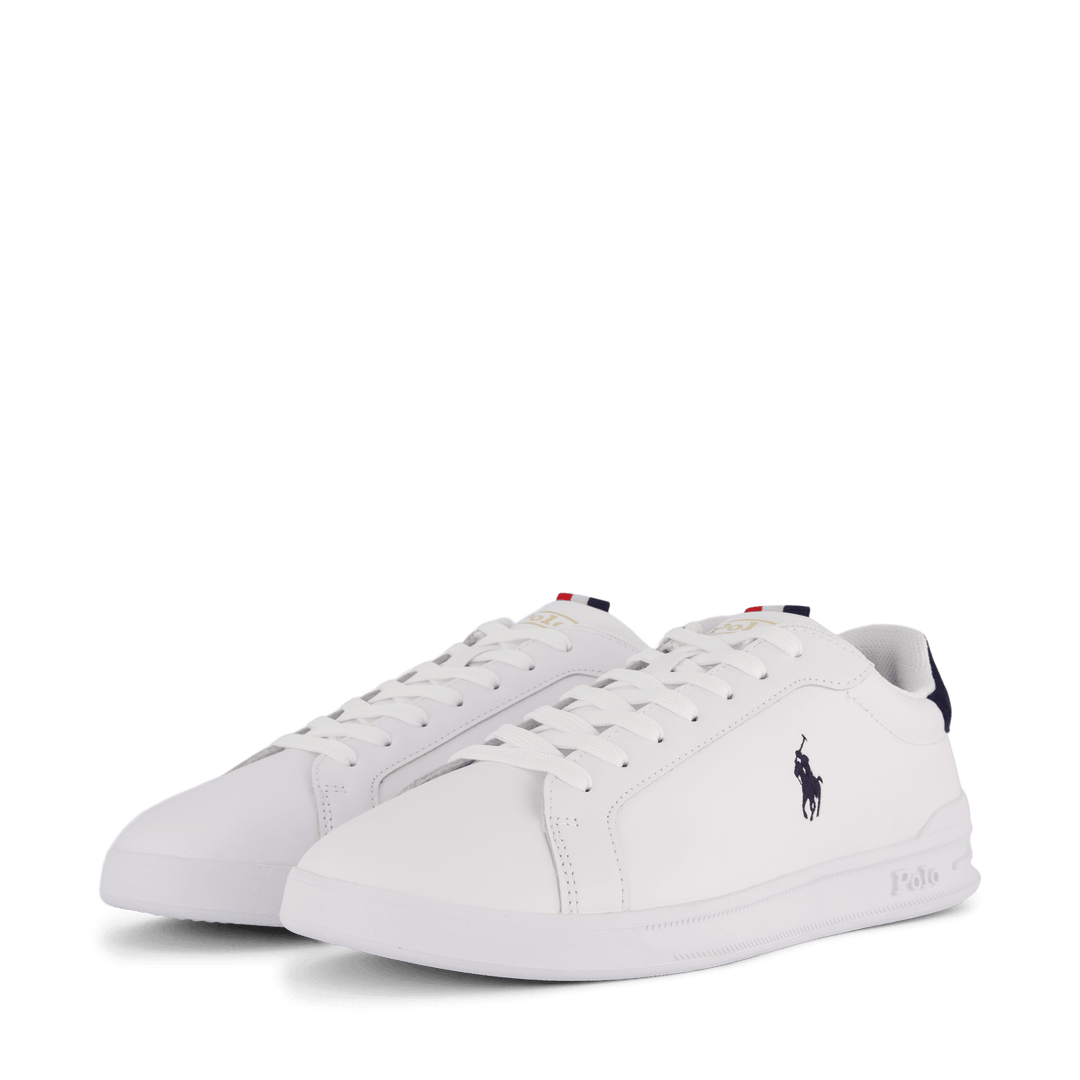 Heritage Court II Leather Sneaker White / Navy / Red
