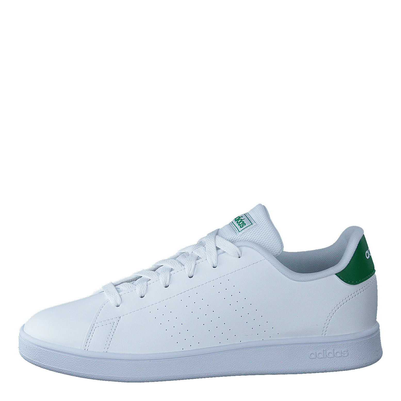 adidas Advantage Shoes Cloud White Green Grey Two Heppo