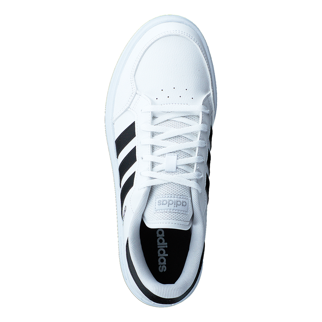 Breaknet Shoes Cloud White / Core Black / Silver Metallic