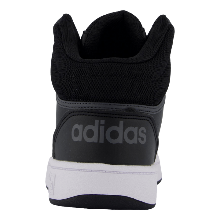 Hoops Mid Shoes Core Black / Cloud White / Grey Six