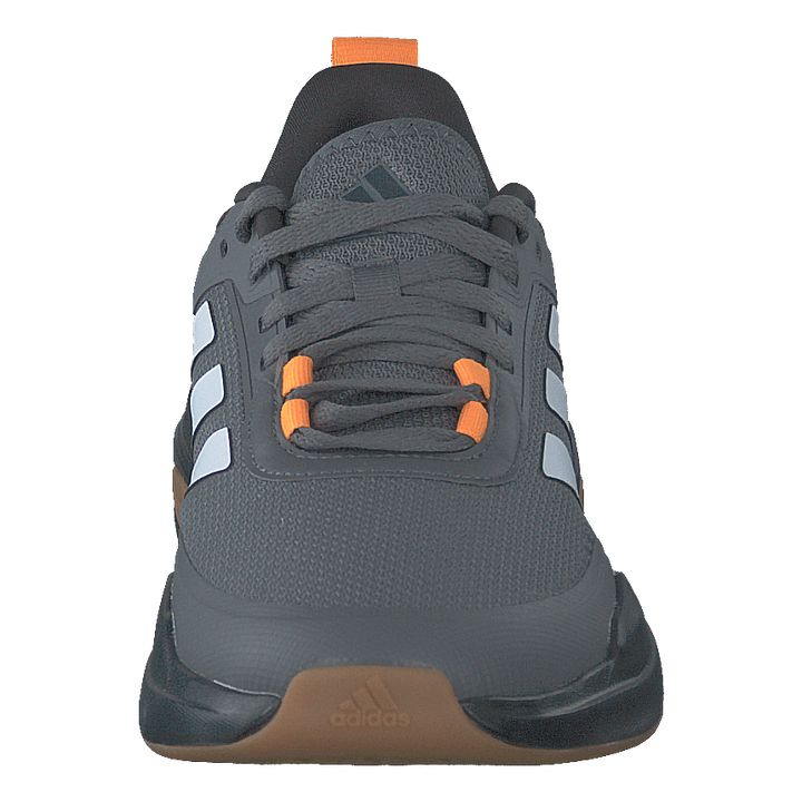 Trainer V Shoes Grey Four / Cloud White / Orange Rush