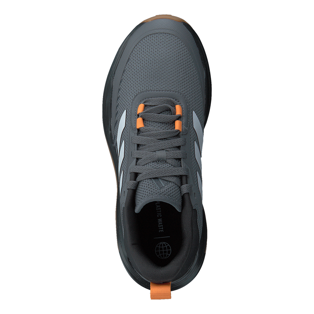 Trainer V Shoes Grey Four / Cloud White / Orange Rush