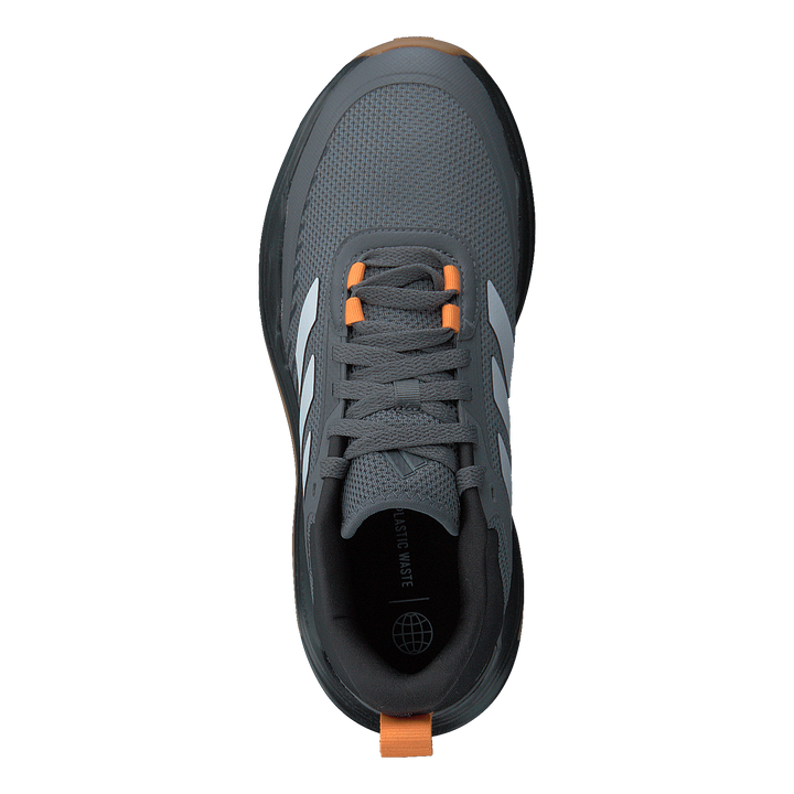 Trainer V Shoes Grey Four / Cloud White / Orange Rush
