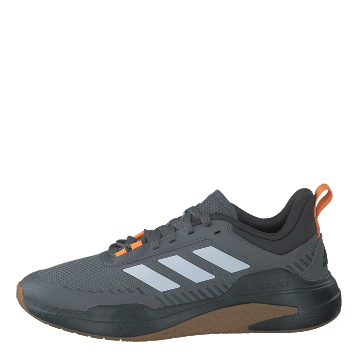 Trainer V Shoes Grey Four / Cloud White / Orange Rush