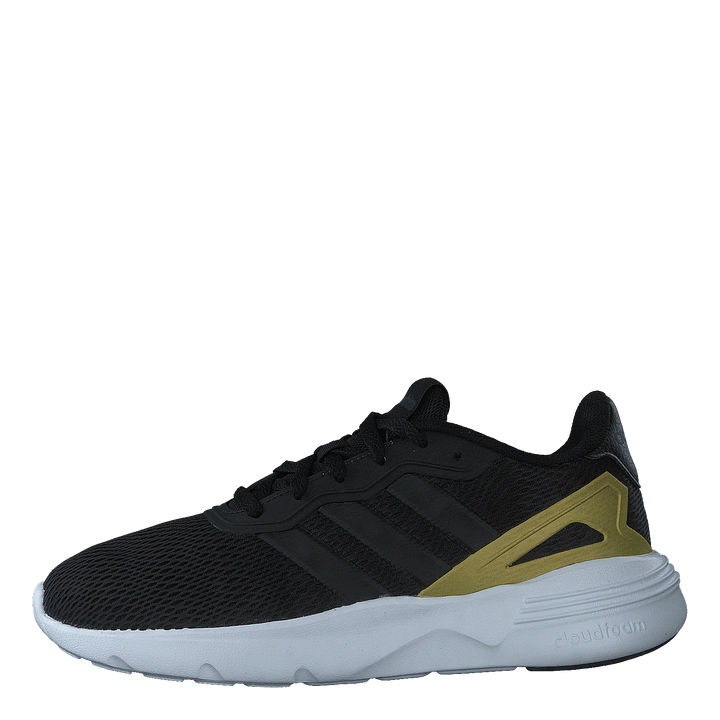 Nebzed Cloudfoam Lifestyle Running Shoes Core Black / Core Black / Goldmt