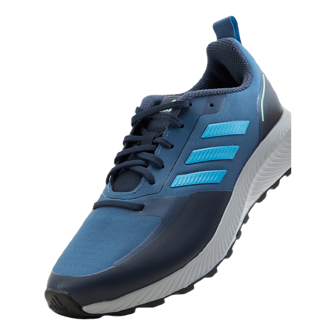Run Falcon 2.0 TR Shoes Wonder Steel / Pulse Blue / Beam Green