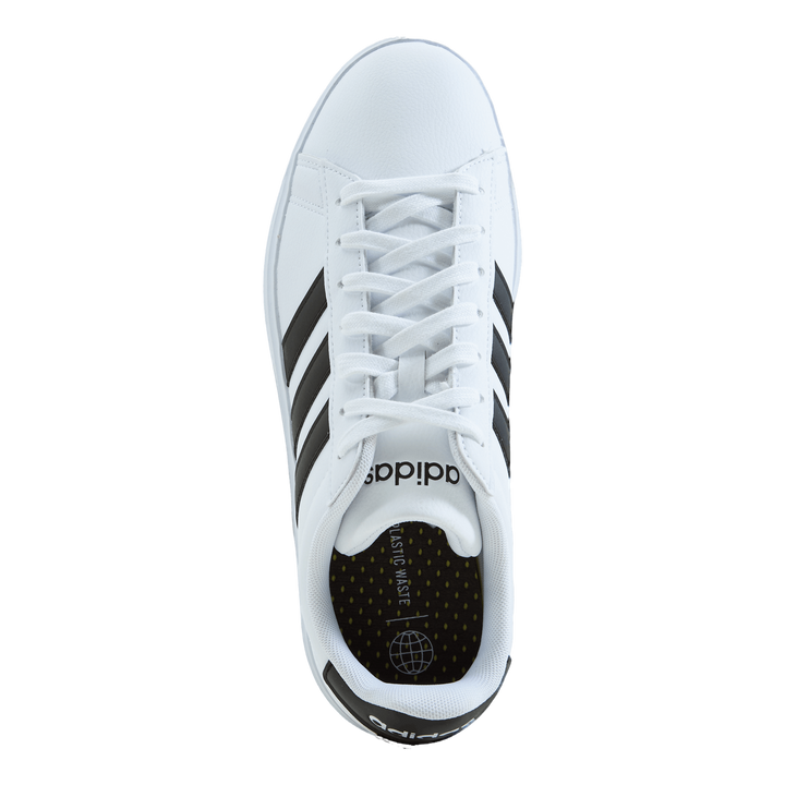 Grand Court Cloudfoam Comfort Shoes Cloud White / Core Black / Cloud White