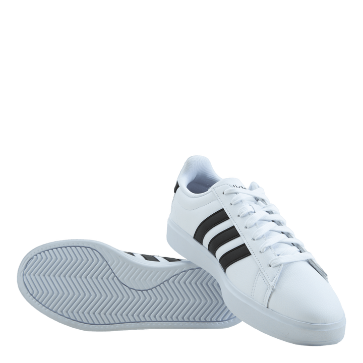 Grand Court Cloudfoam Comfort Shoes Cloud White / Core Black / Cloud White