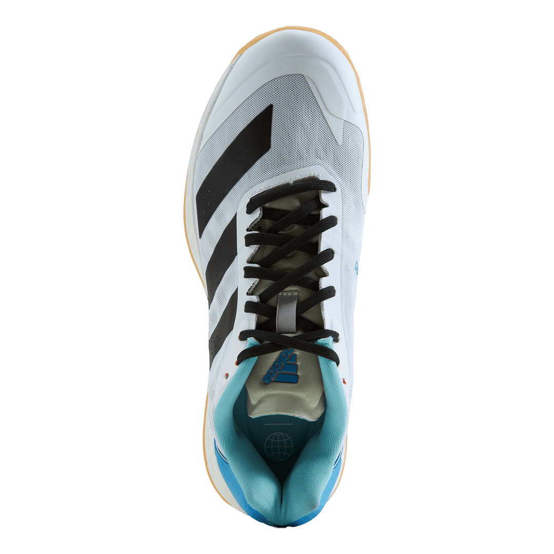 Adizero Fastcourt 1.5 Handball Shoes Cloud White / Core Black / Beam Orange