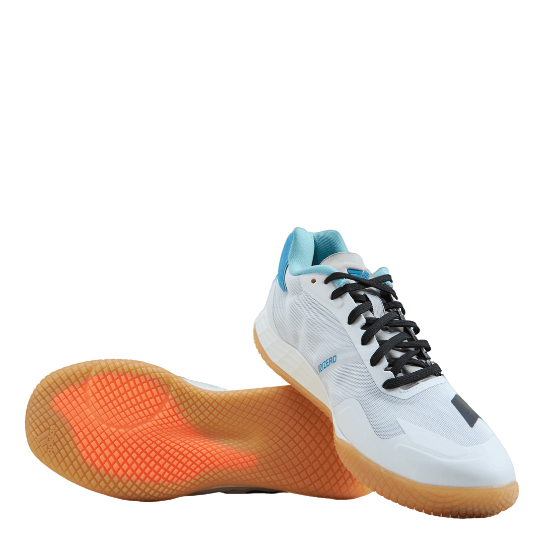 Adizero Fastcourt 1.5 Handball Shoes Cloud White / Core Black / Beam Orange