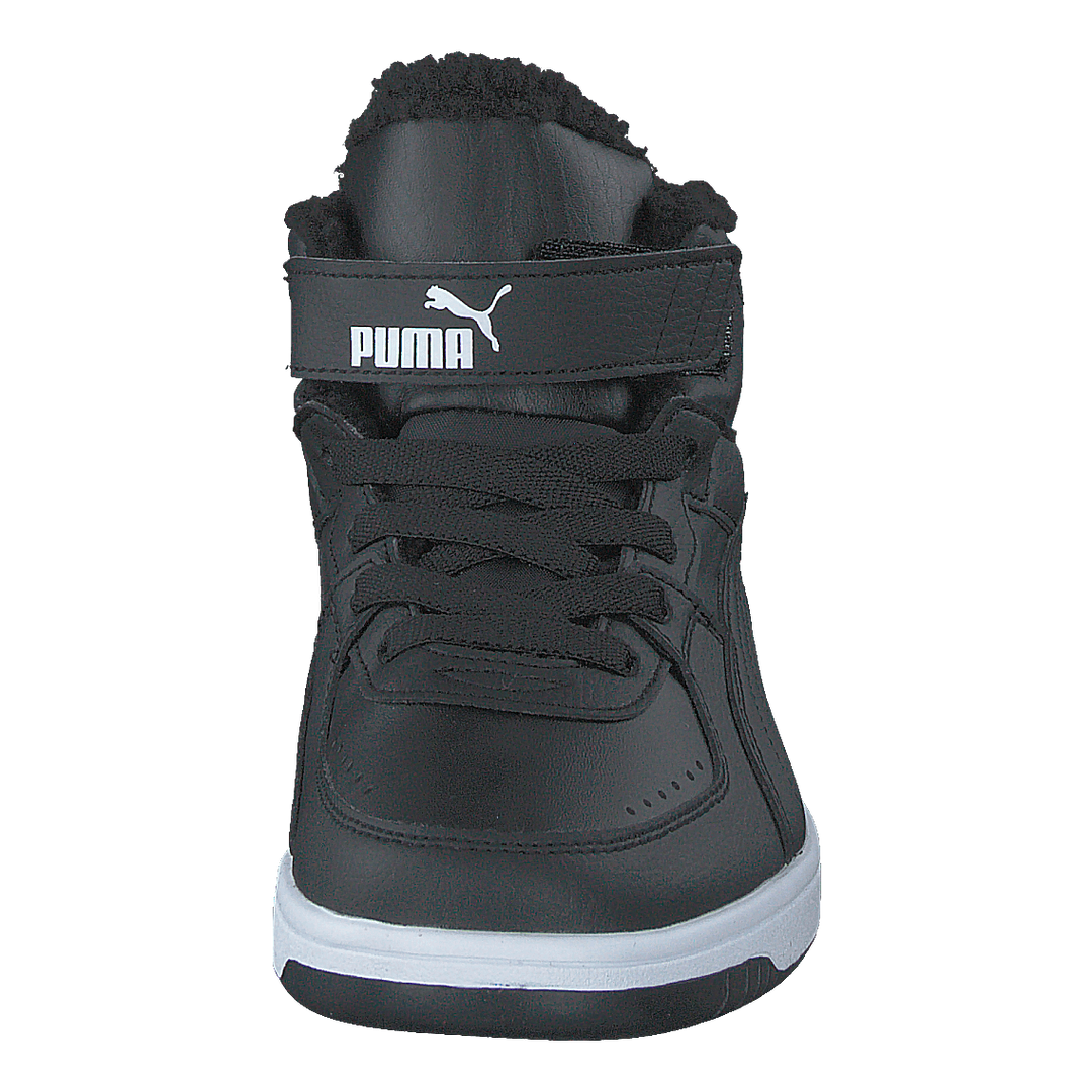 Puma Rebound Joy Fur Ps Puma Black-puma White