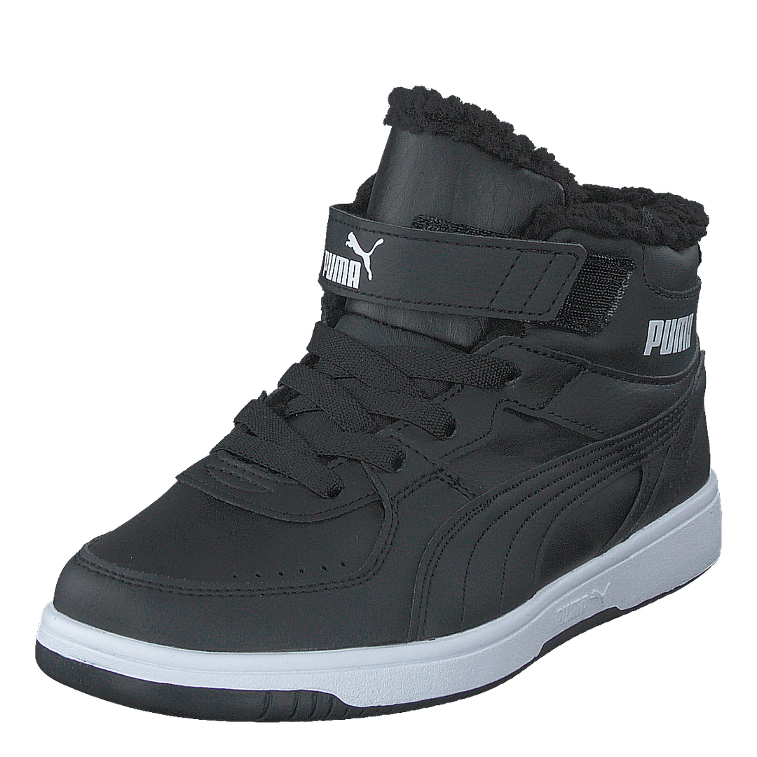 Puma Rebound Joy Fur Ps Puma Black-puma White