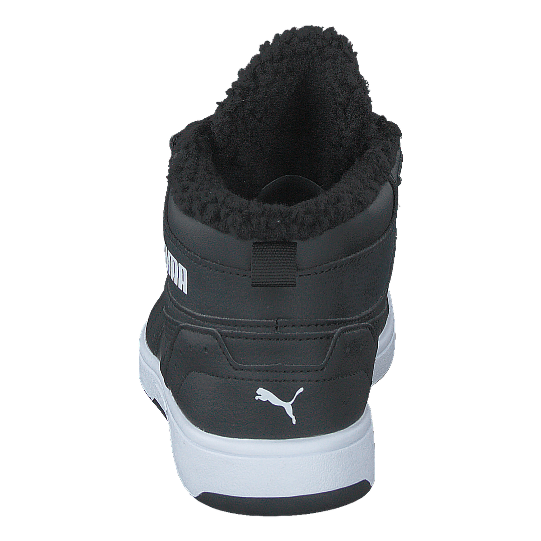 Puma Rebound Joy Fur Ps Puma Black-puma White