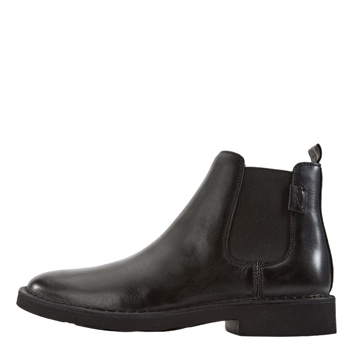 Talan Leather Chelsea Boot Black