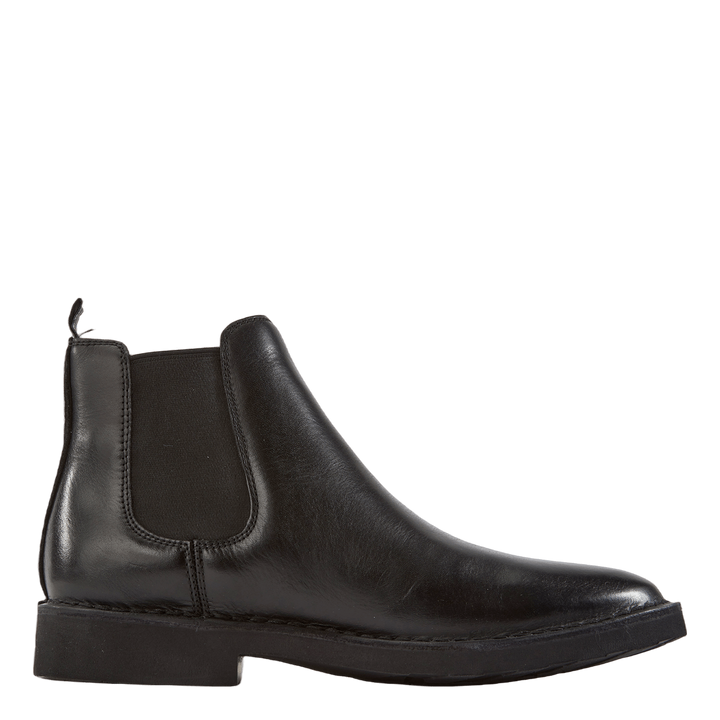 Talan Leather Chelsea Boot Black